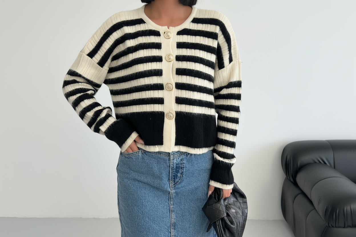 Cardigan Oversized Crop