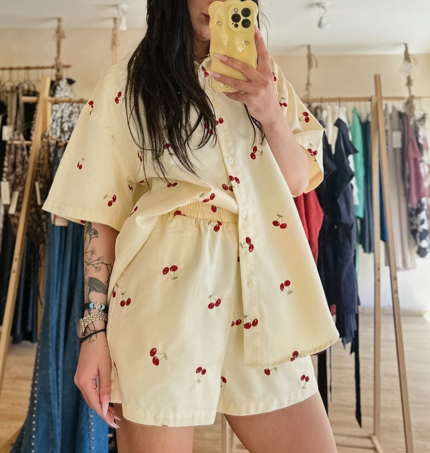 Cherry set jean