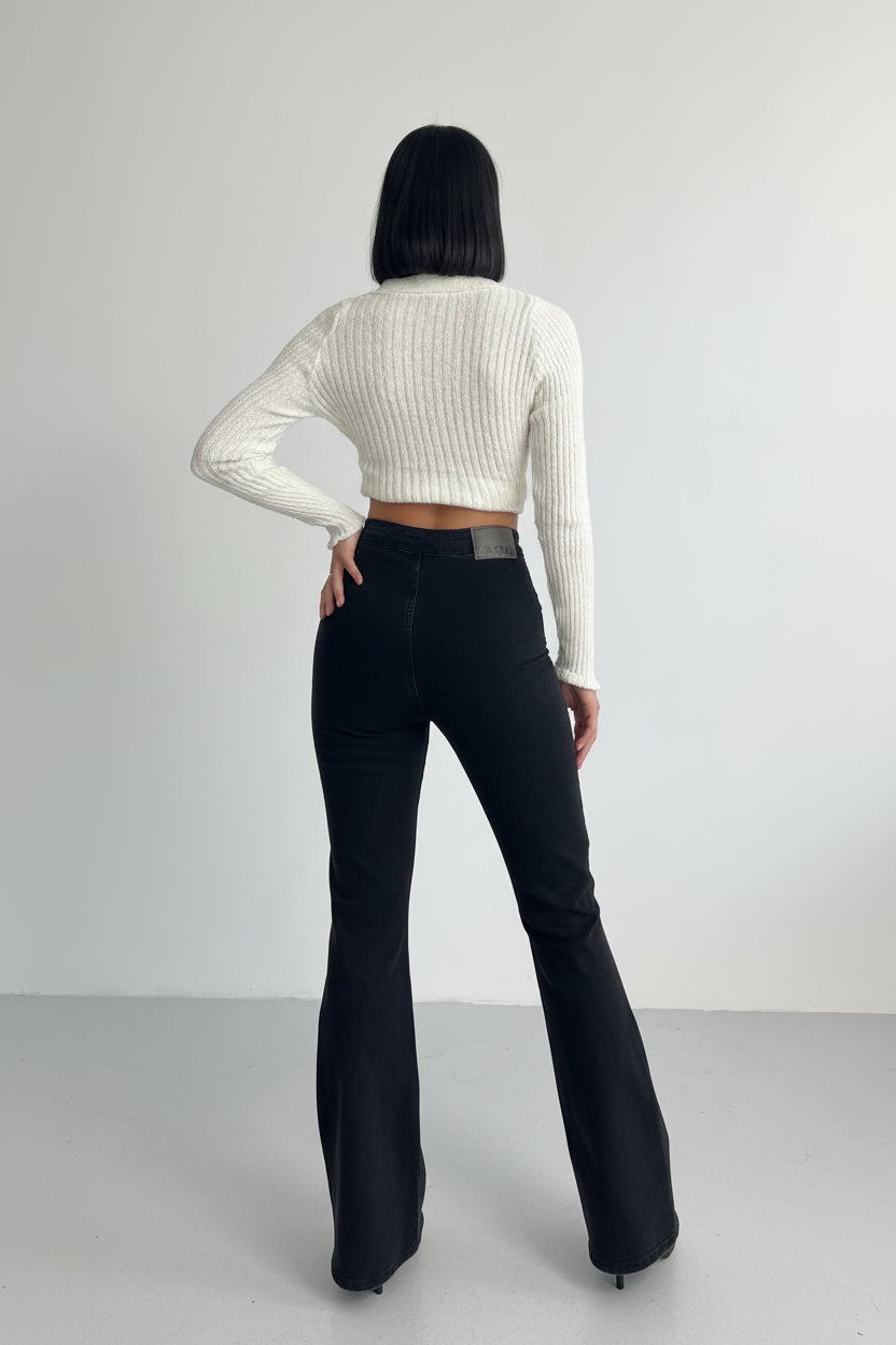 Flare jean black