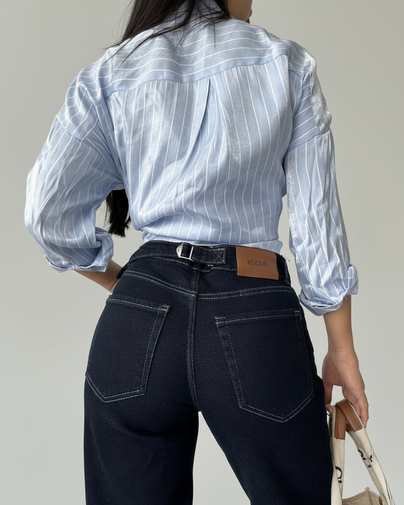 Dark Blue jeans Straight