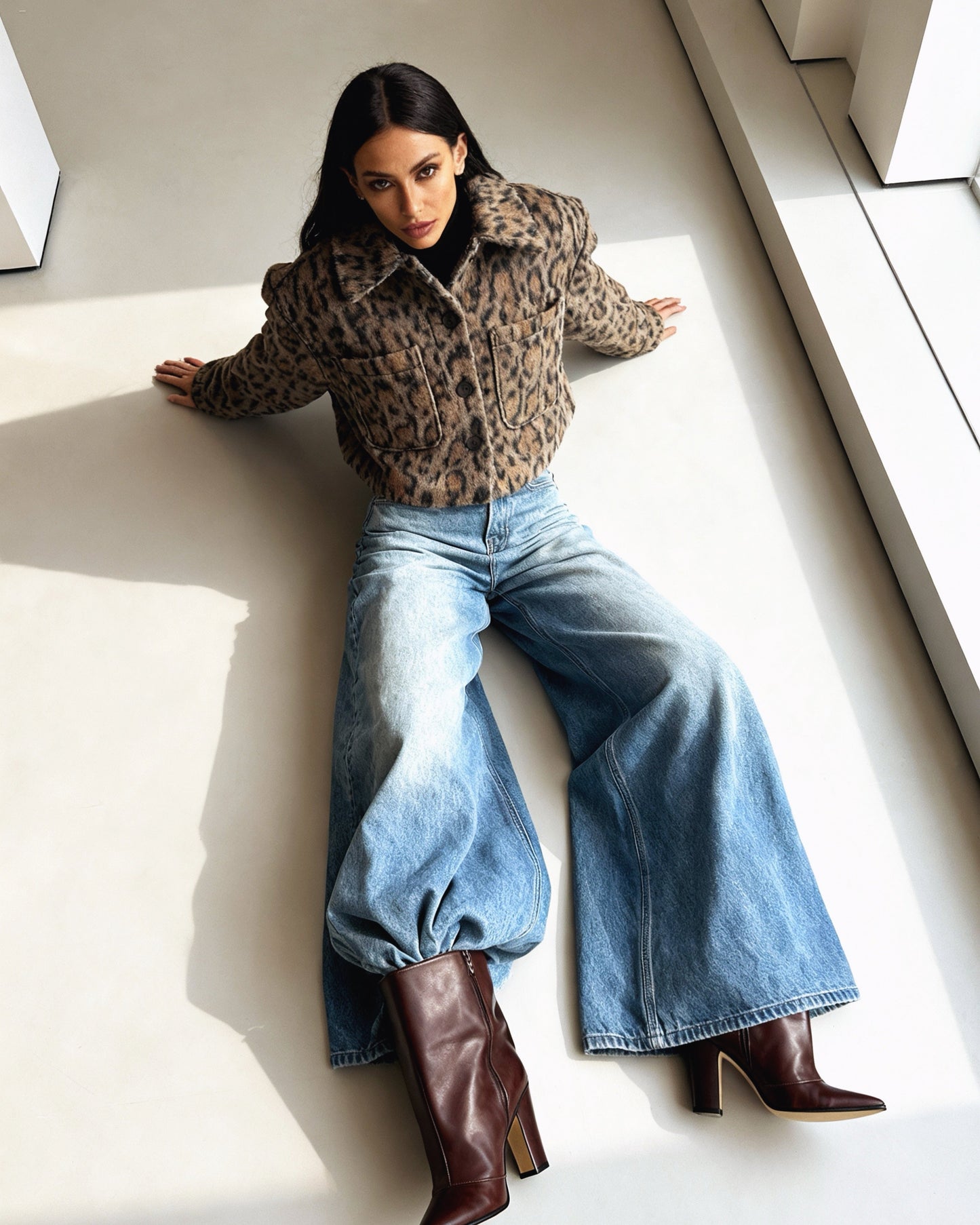 Leopard Statement Short Coat