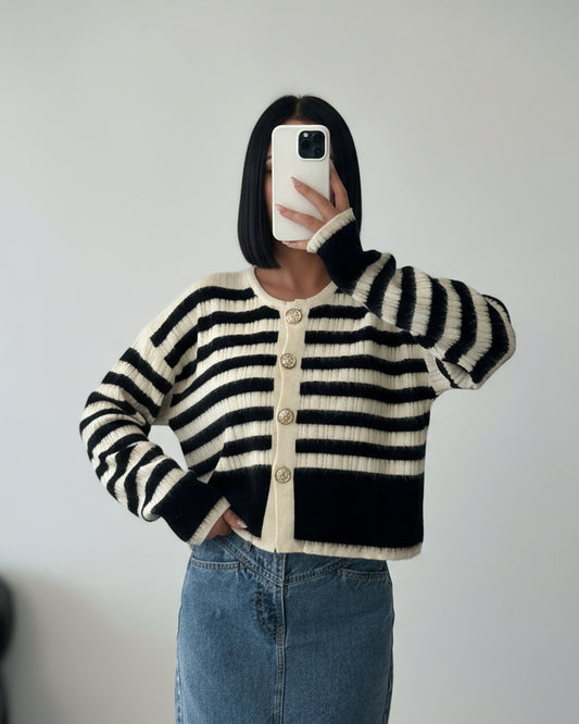 Cardigan Oversized Crop