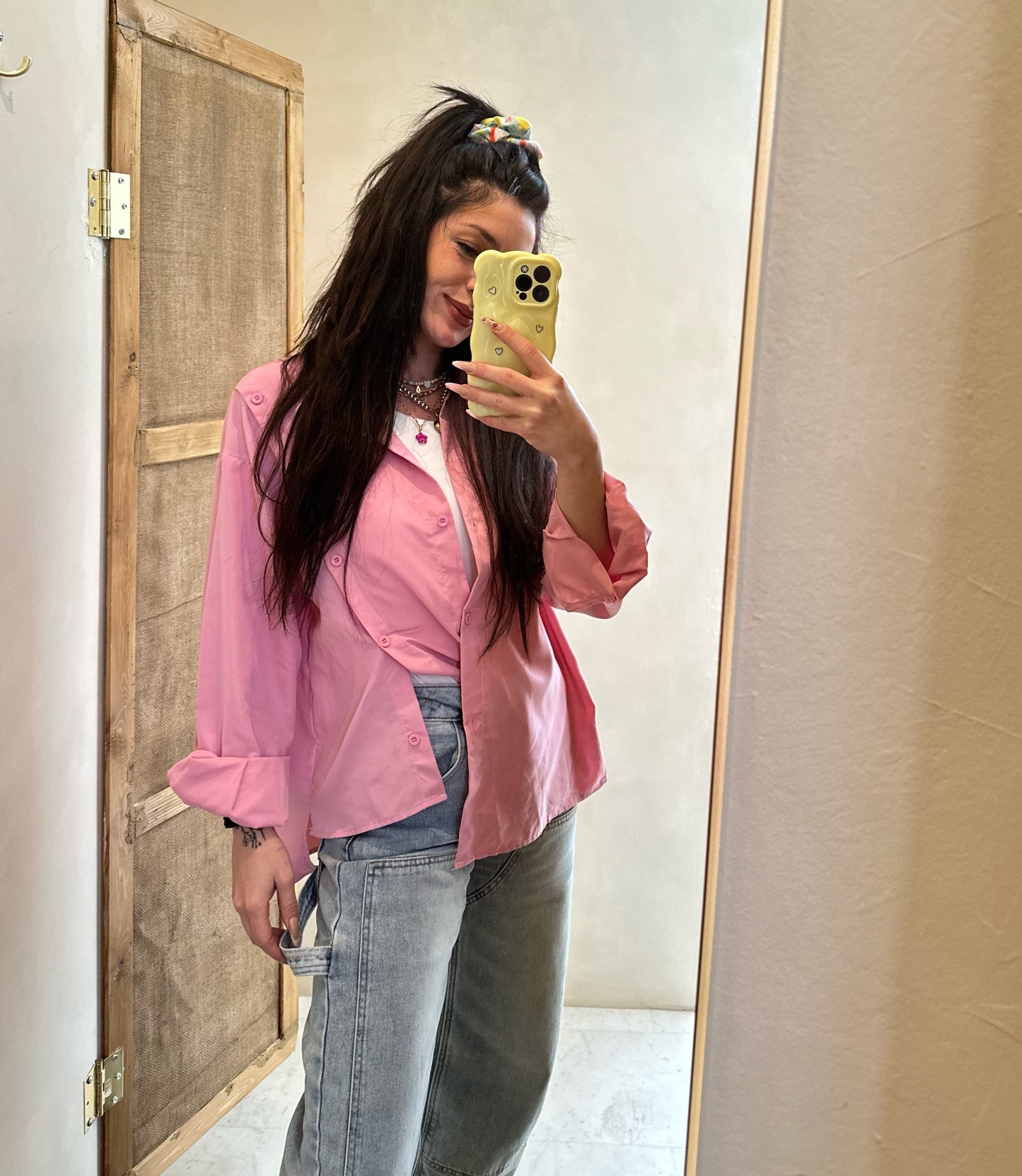Sky barrel jean