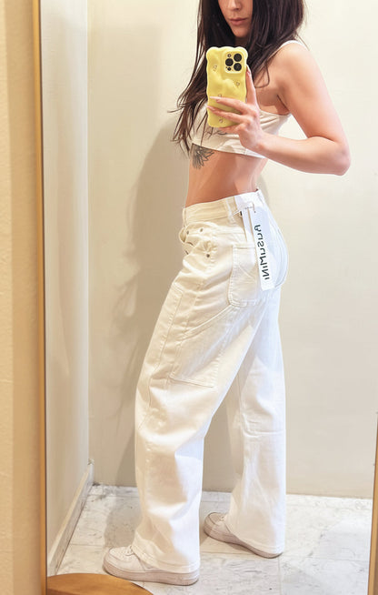 Ivory Barrel Jean